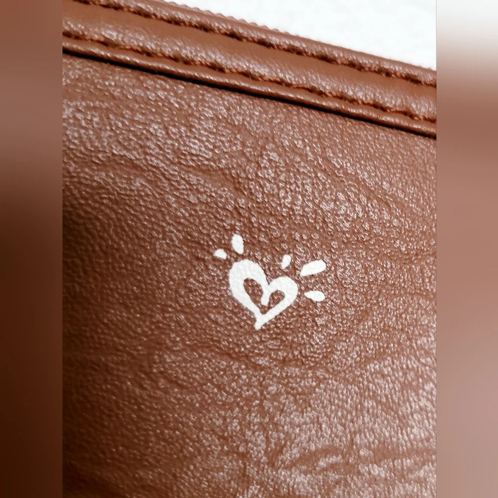 Justice Boho Fringe Faux Leather Crossbody Bag Letter 